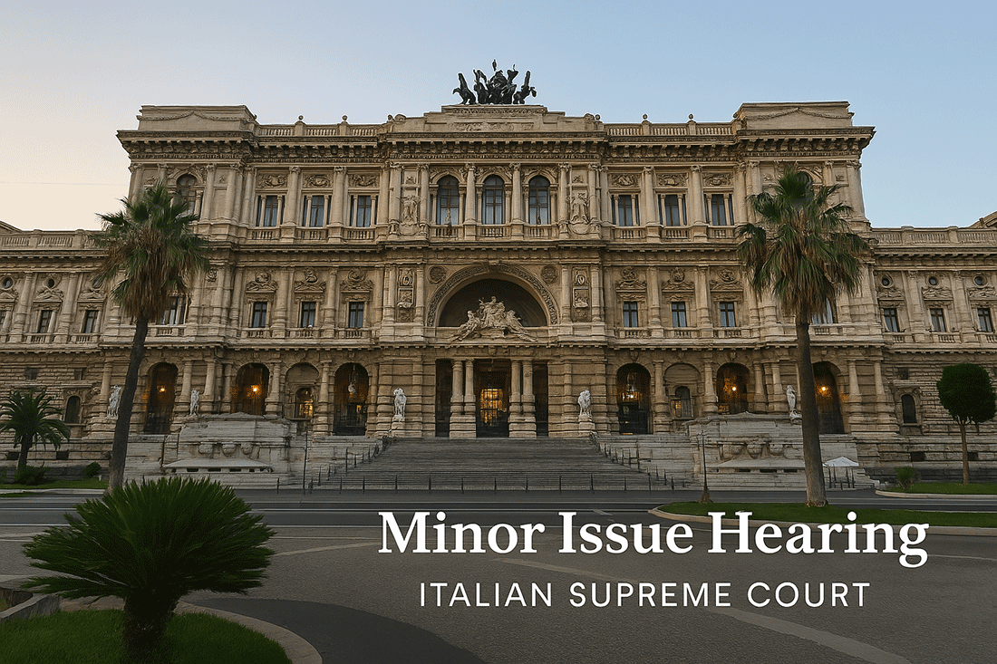 Update - Italian Supreme Court Refers the “Minor Issue” to the United Sections: A Turning Point in Citizenship Law