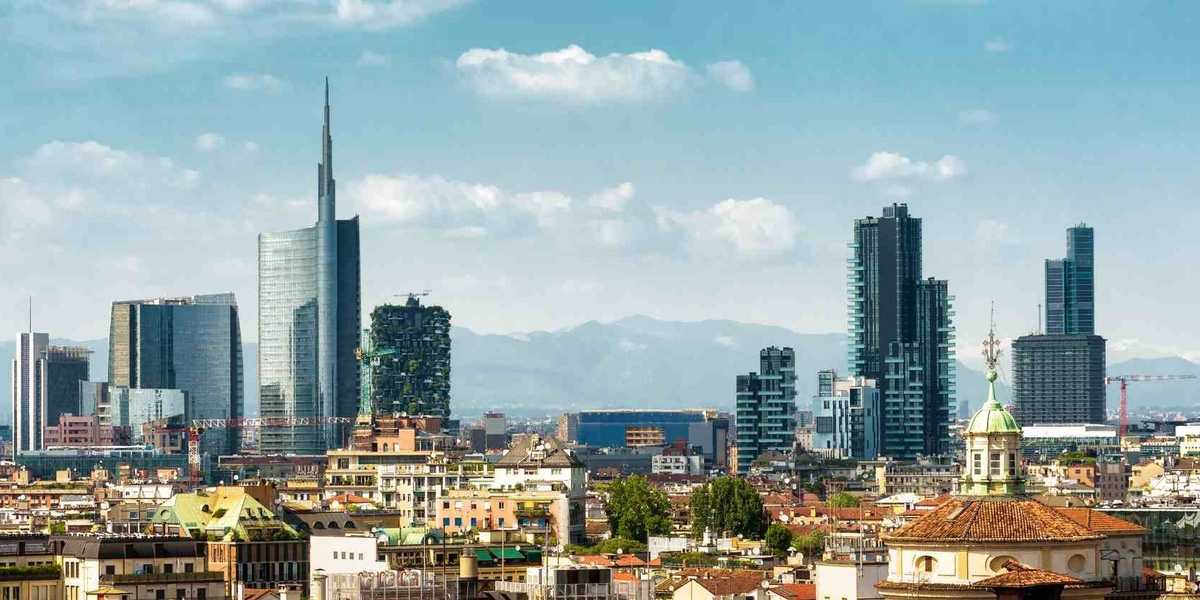 Milan, Italy cityscape